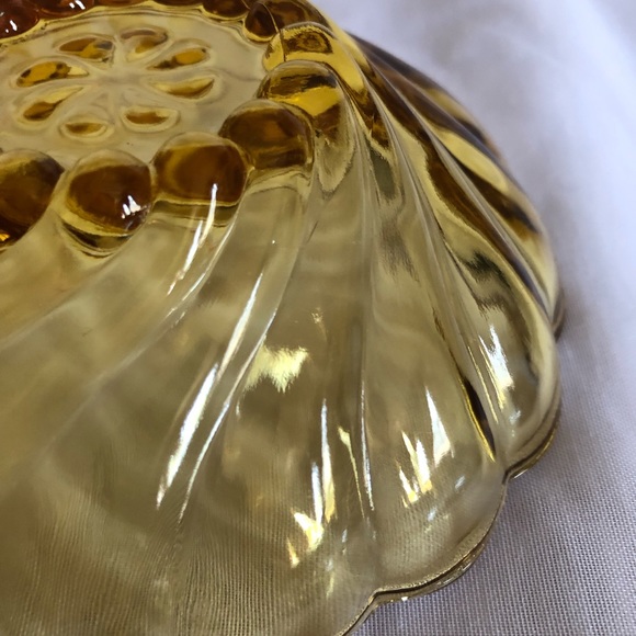 Vintage Hazel Atlas Amber  Berry Bowl - Picture 9 of 12
